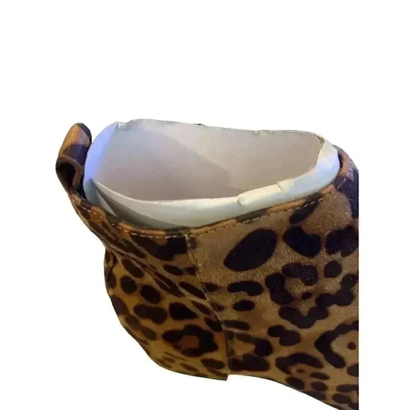 new day size 6 boots with leopard print in brown - Picture 3 of 3